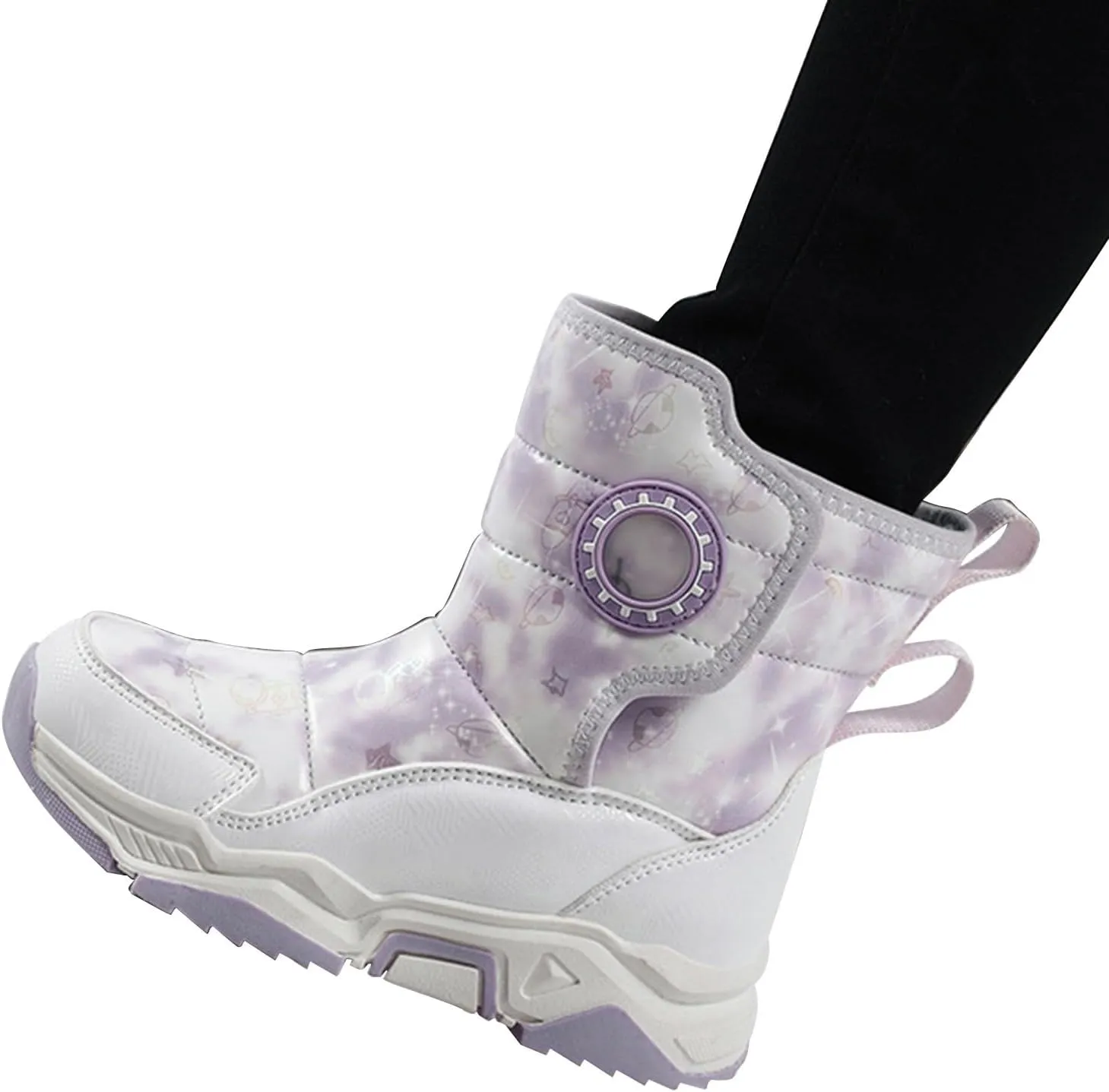 Baby Boys Girls Snow Booties Winter Thick aterproof Shoes Kids Outdoor Warm Ski Comfy Boots Fashion Non Slip Chunky