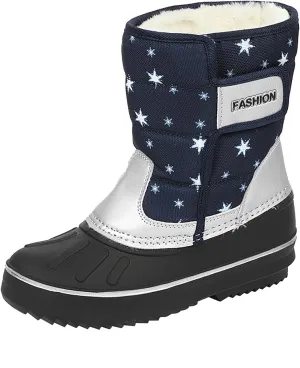 Children Boots Snow Boots Girls Boys Outdoor Boots Non Slip Warm Boots Cotton Snow Boots Booties Kids Little Boots