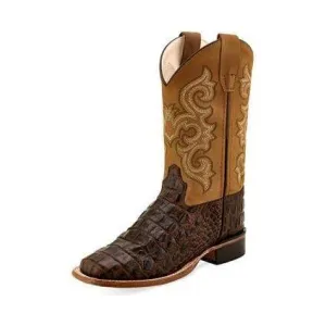 Kid's Old West Gator Print Boots BSC1830