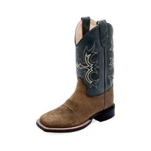 Kid's Old West Natural Cowhide Boot BSC1970