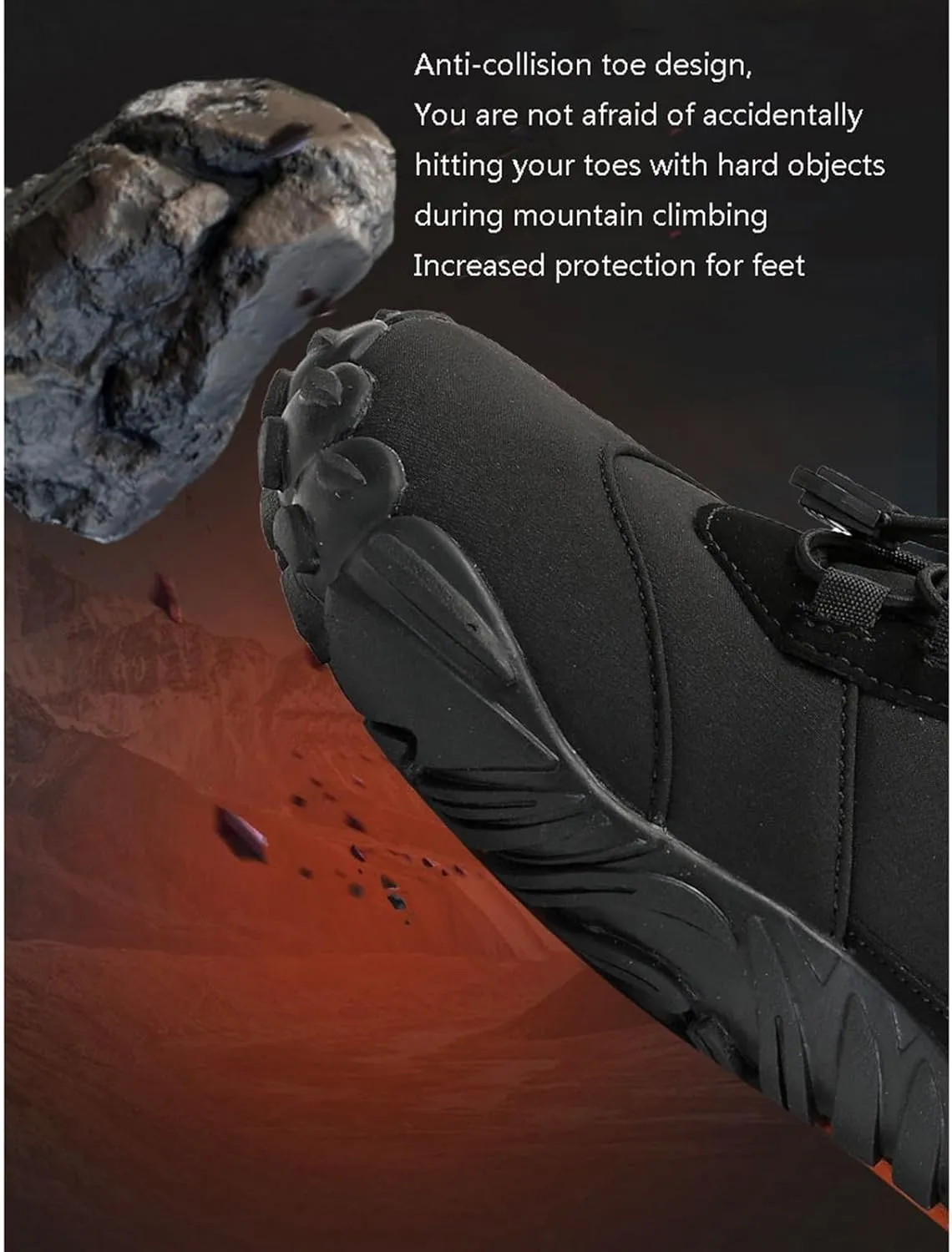 Outdoor Mens Winter Snow Boots, Mens Waterproof Warm Fur Lined Winter Wide Snow Boots, Cold Weather Warm Anti-Slip Ankle Boots, for Indoor Cold Weather, Working Camping