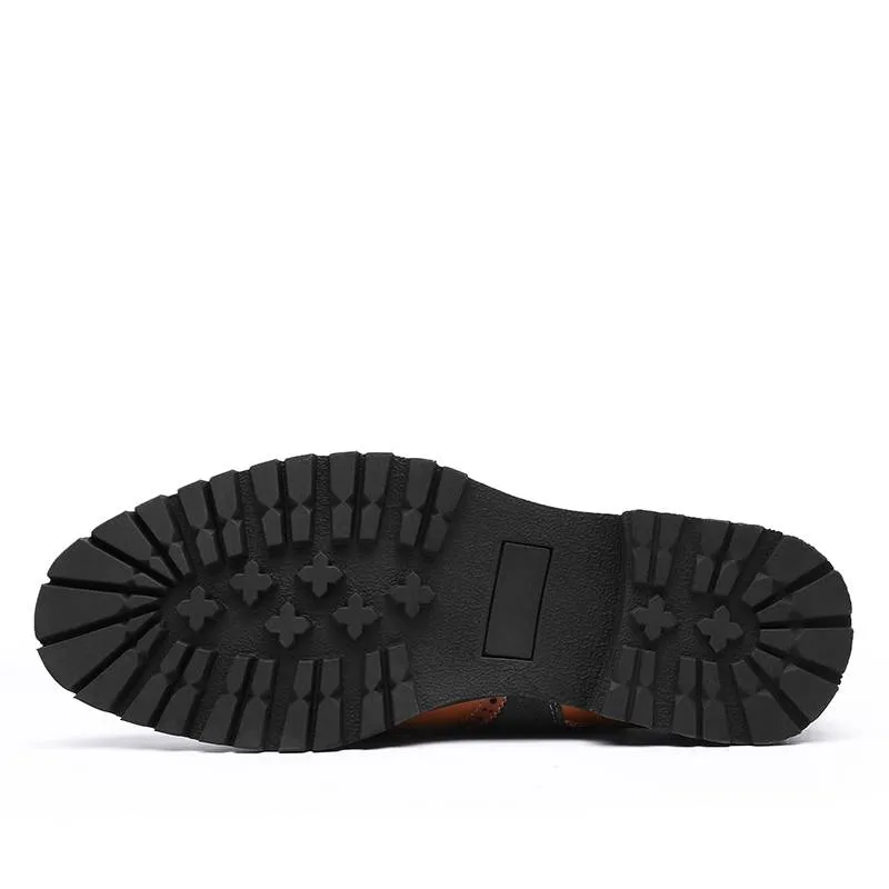 Tricolor Solid Winter Boots